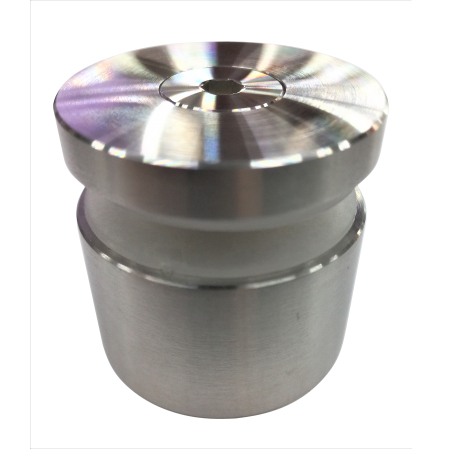 Conector monopunct tip  distanțier rotund  (sticla 8-16mm)  30xØ50mm, satinat