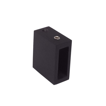 Conector stabilizare  perete-țeavă 90° (30x10mm)  black