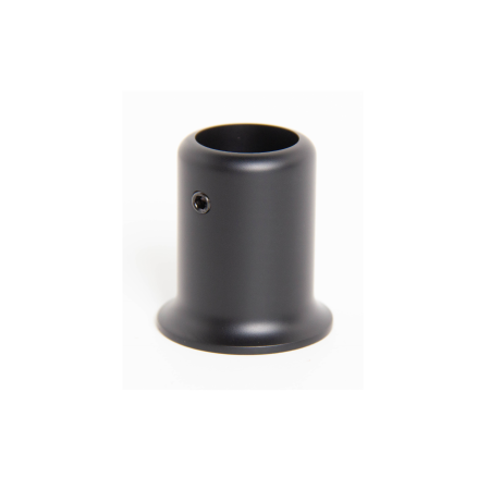 Conector stabilizare  perete-țeavă 90° black