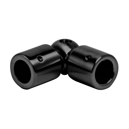 Conector stabilizare  teava-teava, reglabil  black