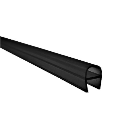 Garnitura de etanșare cu  bulb 90°/180° (8mm),  black