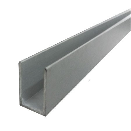 Profil U (aluminiu)  12,6x20mm anodizat