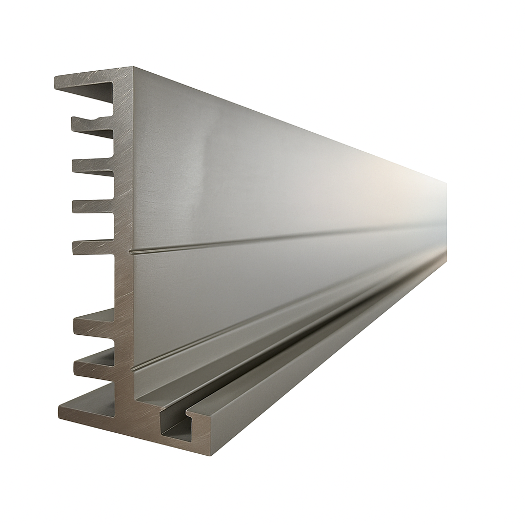 Toc zid L (kit) anodizat  (fixare pe perete)